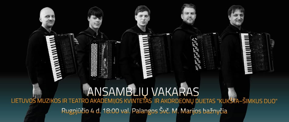 Akordeono ansamblių vakaras – Palangos miesto svetainė