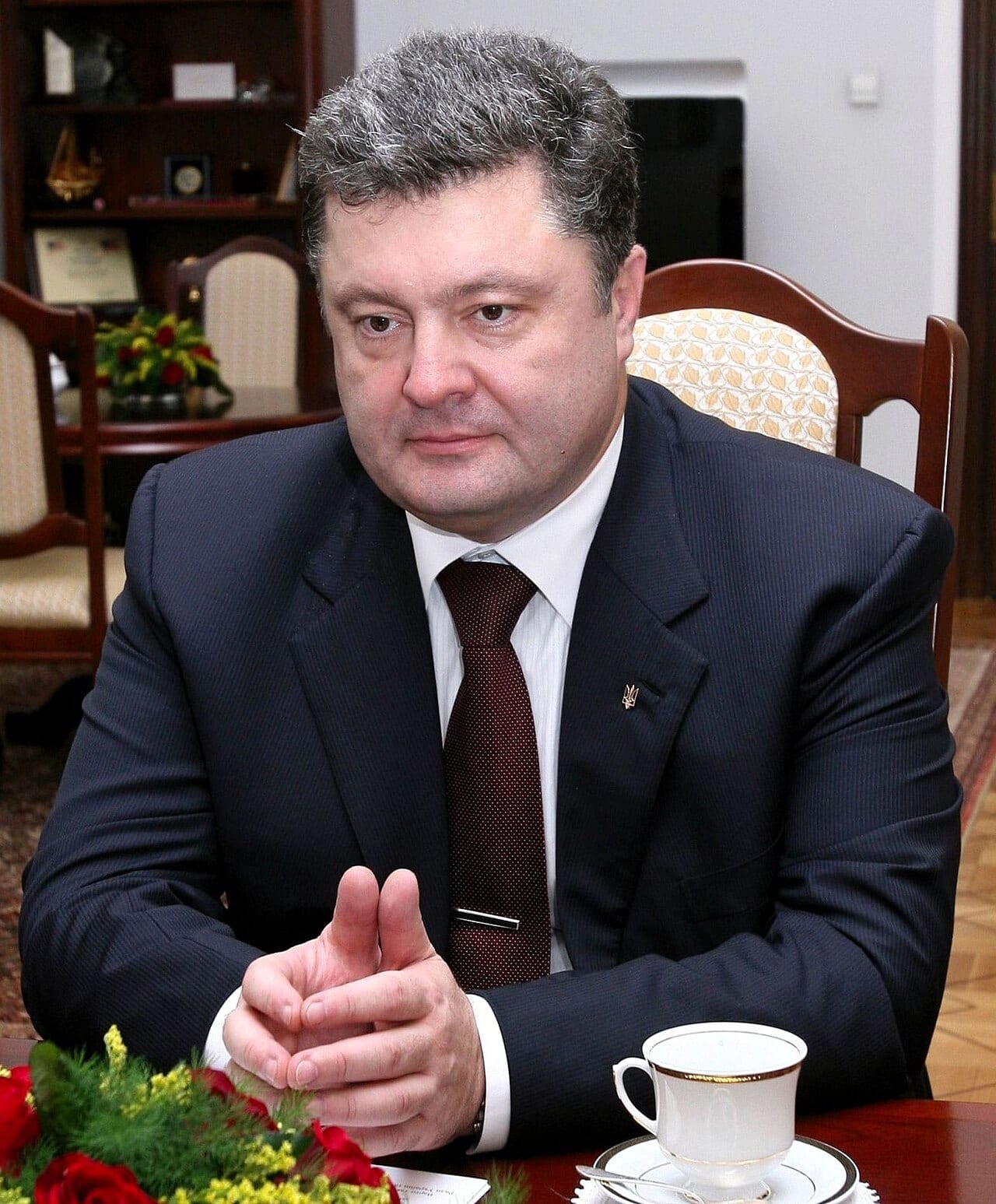 Buvęs Ukrainos prezidentas P. Porošenka Lietuvai: tankai tapo nebereikalingi
