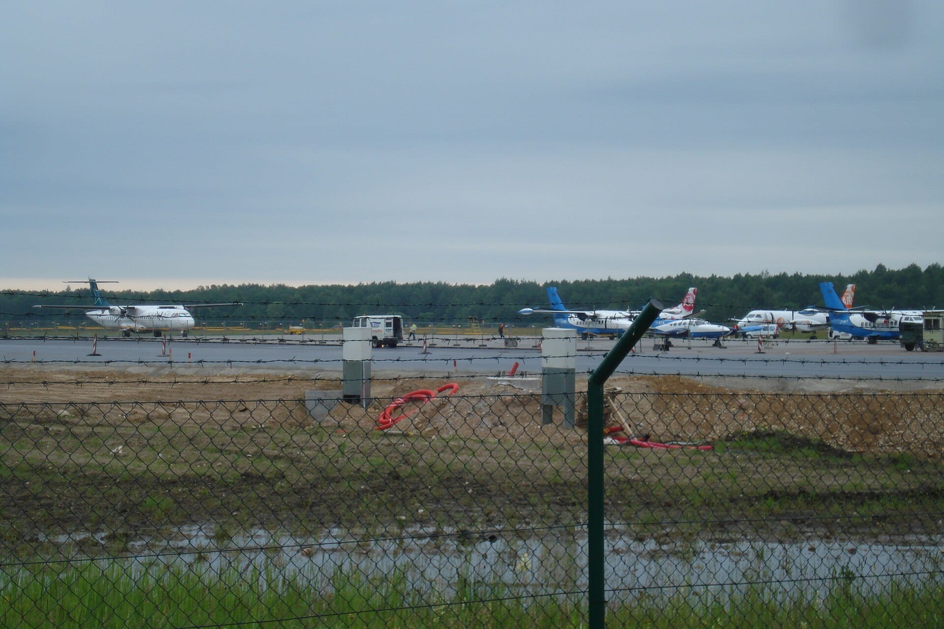 Aircrafts at the Kaunas airport