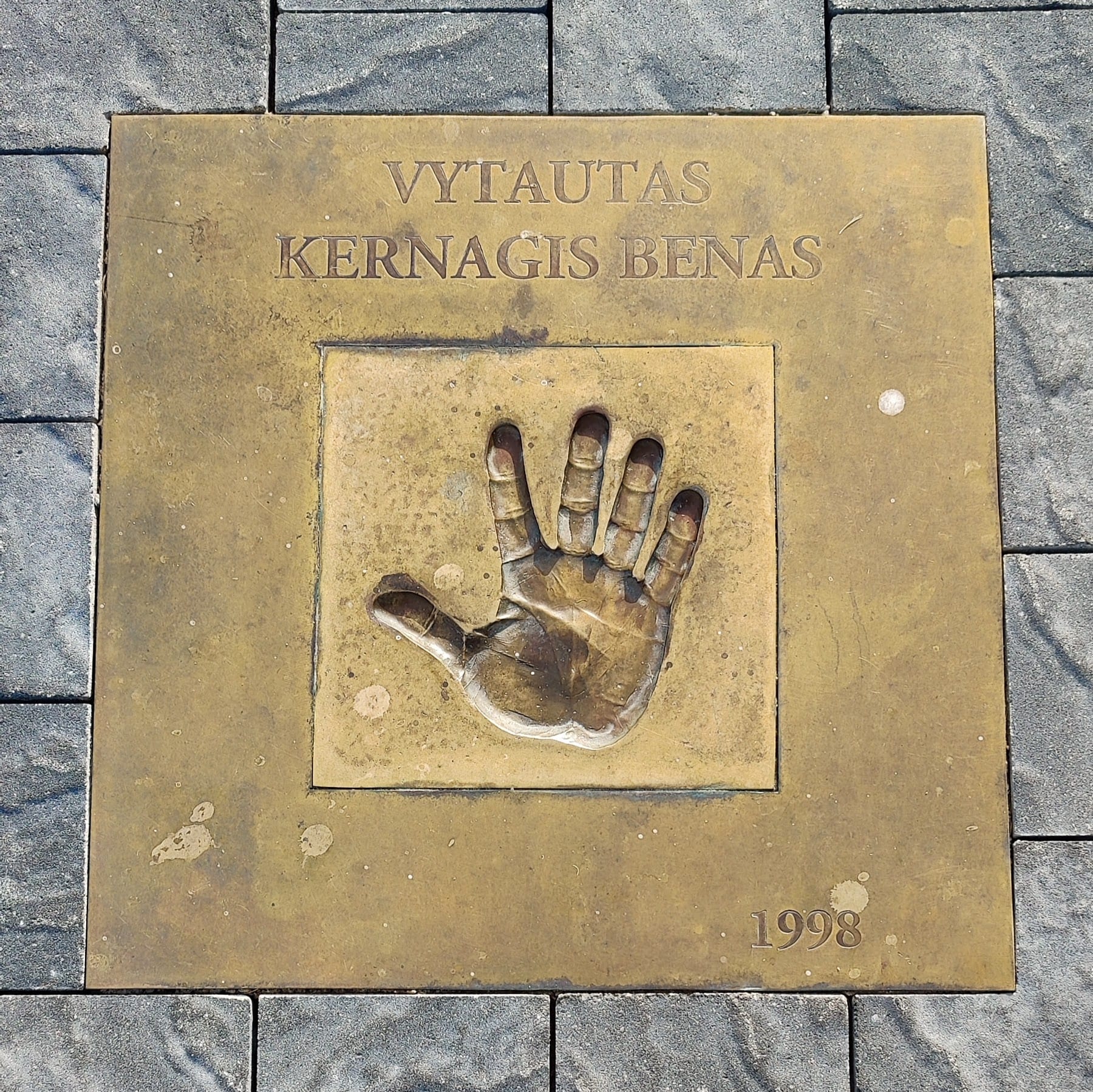Vytautas Kernagis-Benas, Šlovės takas, Nida, Lithuania, 09-09-2023 10