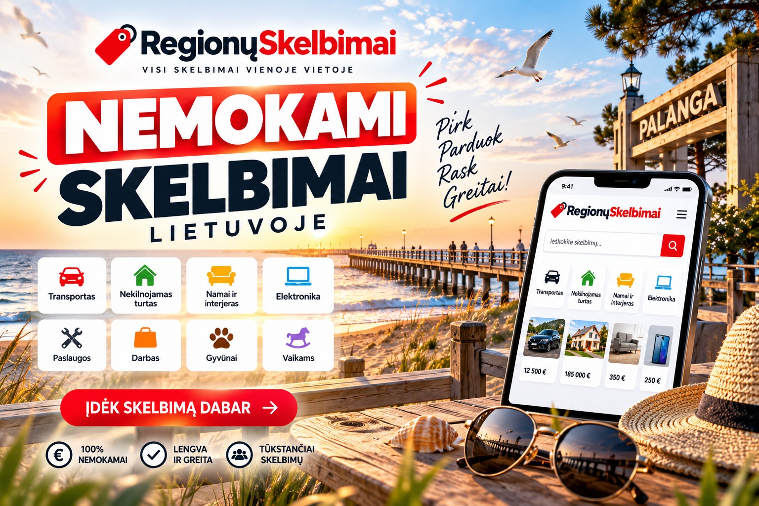 Antras daiktų gyvenimas: kaip NEMOKAMI SKELBIMAI vienija Lietuvą ir gelbsti pinigines